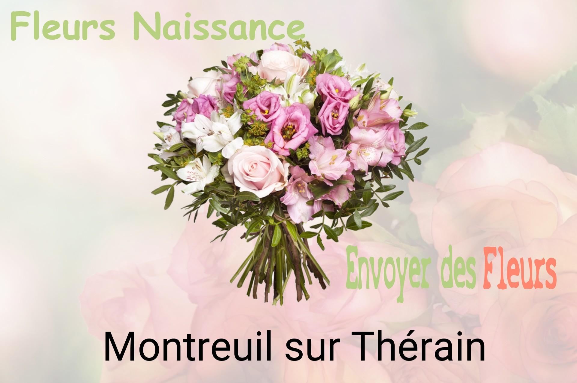 Bouquet de fleurs de naissance livré à Montreuil-sur-Thérain